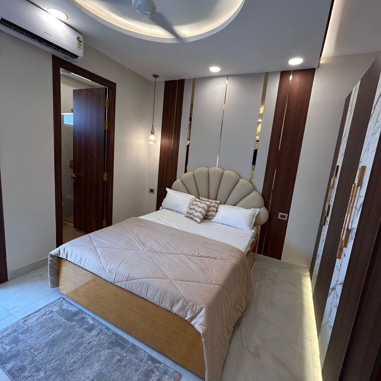 Bedroom, jms-the-majestic 3 Bedroom 2082 Sq.Ft. Builder Floor In Manesar Sector 9 Gurgaon 9249305