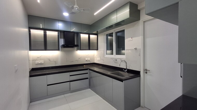 Kitchen, jayabheri-the-summit 3 Bedroom 1860 Sq.Ft. Apartment In Narsingi Hyderabad 9249286