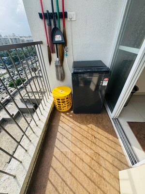 Balcony in 1 BHK Apartment at Adi W 57, Wakad – for Rent