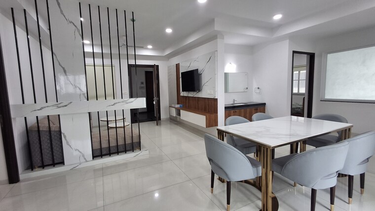 Kitchen, jayabheri-the-summit 3 Bedroom 2075 Sq.Ft. Apartment In Narsingi Hyderabad 9249297