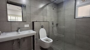 Bathroom in 3 BHK Apartment at Jayabheri The Summit, Narsingi – for Rent