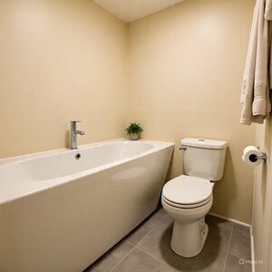 Attached Bathroom in 1 BHK Apartment at Avas Vikas  – for Rent