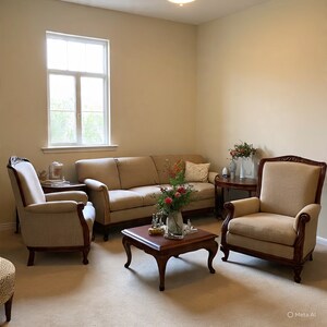 Living Room in 1 BHK Apartment at Avas Vikas  – for Rent