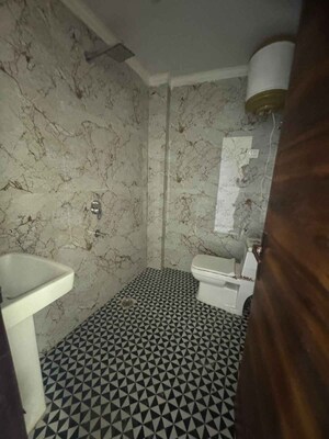 Bathroom in 2 BHK Apartment at Palm Residency Chhatarpur, Chattarpur – for Rent