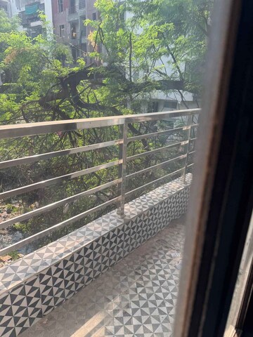 Balcony in 2 BHK Apartment at Palm Residency Chhatarpur, Chattarpur – for Rent