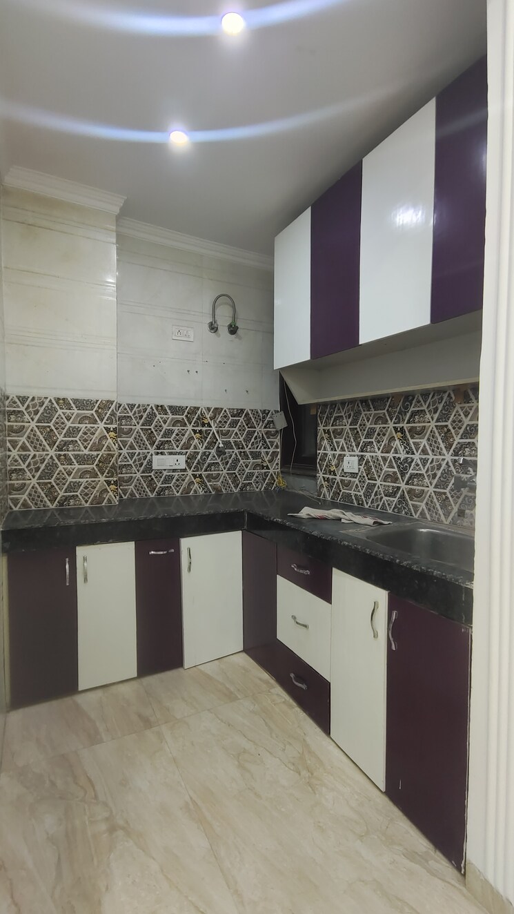 Kitchen, palm-residency-chhatarpur 2 Bedroom 765 Sq.Ft. Builder Floor In Chattarpur Delhi 9249360