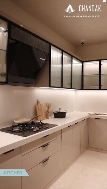Kitchen in 3 BHK Apartment at Chandak Sarvam, Jb Nagar – for Sale