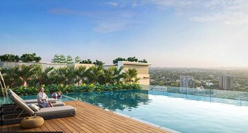 Swimming Pool in 3 BHK Apartment at Chandak Sarvam, Jb Nagar – for Sale