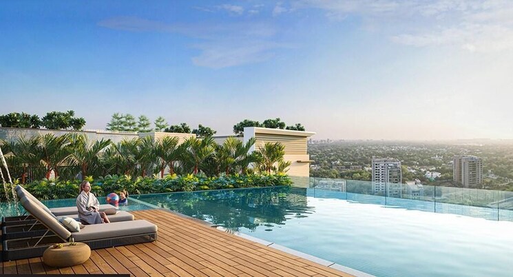 Swimming Pool, chandak-sarvam 3 Bedroom 1260 Sq.Ft. Apartment In Jb Nagar Mumbai 9249471