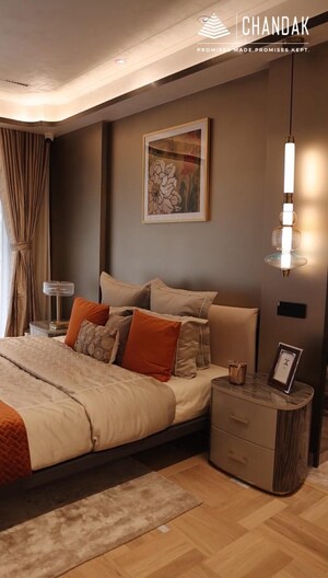 Bedroom in 3 BHK Apartment at Chandak Sarvam, Jb Nagar – for Sale