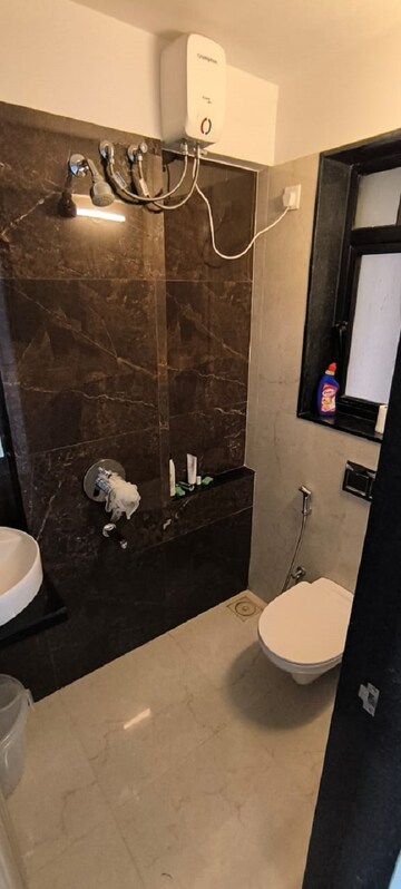 Bathroom in 1 BHK Apartment at MICL Aaradhya Highpark, Mira Road – for Rent
