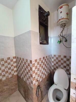 Bathroom in 1 BHK Builder Floor at Saket – for Rent