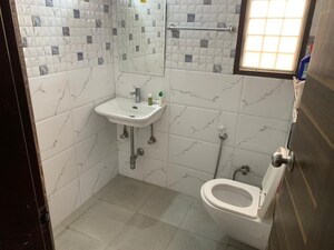 Bathroom in 3 BHK Builder Floor at Global Foyer, Sector 43 – for Rent