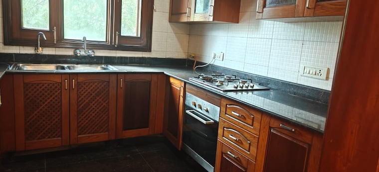 Kitchen, anand niketan 3 Bedroom 2430 Sq.Ft. Builder Floor In Anand Niketan Delhi 9249670