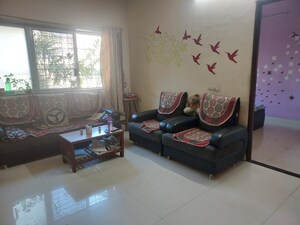 Living Room in 2 BHK Apartment at Evershine City, Vasai East – for Rent