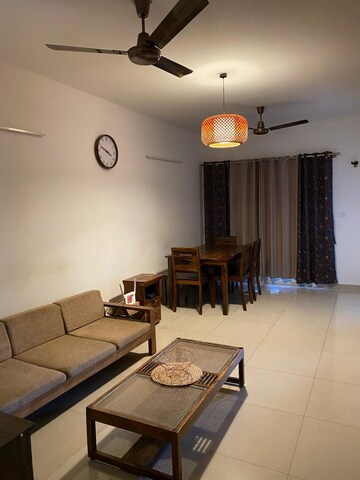 Living Room in 2 BHK Apartment at Sobha Dream Acres, Panathur – for Rent