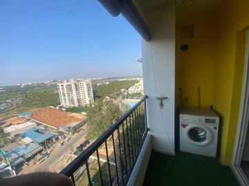 Balcony in 2 BHK Apartment at Sobha Dream Acres, Panathur – for Rent