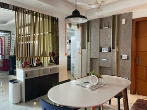 Living Room in 4 BHK Apartment at Ramprastha Pearl Court, Vaishali Sector 7 – for Sale