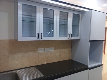 Kitchen in 3 BHK Apartment at Prestige High Fields, Gachibowli – for Rent