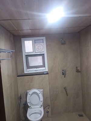 Bathroom in 3 BHK Apartment at Prestige High Fields, Gachibowli – for Rent