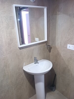 Bathroom in 3 BHK Apartment at Prestige High Fields, Gachibowli – for Rent