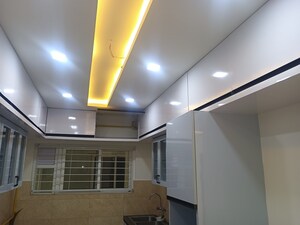 Staircase in 3 BHK Apartment at Prestige High Fields, Gachibowli – for Rent