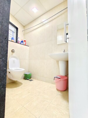 Bathroom in  Office Space in IT/SEZ at Swojas Saptasur, Kothrud – for Rent
