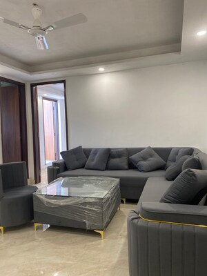 Living Room in 1 BHK Apartment at Freedom Fighters Enclave – for Rent