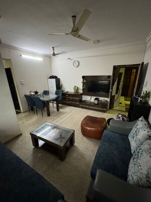 Living Room in 2 BHK Apartment at Armstrong Hex Blox, Kharghar – for Rent