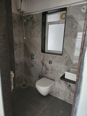 Bathroom in 3 BHK Apartment at Adityaraj Royale, Tagore Nagar – for Rent