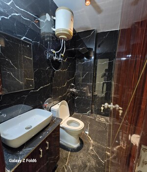 Bathroom in 1 BHK Builder Floor at Chattarpur – for Rent