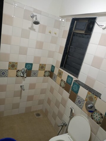 Bathroom in 2 BHK Apartment at Swastik CHS Vile Parle West, Vile Parle West – for Rent