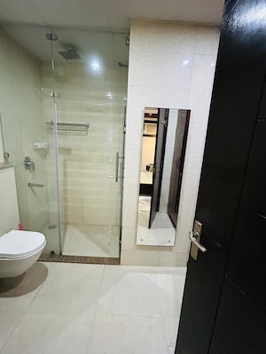 Bathroom in 1.5 BHK Builder Floor at Sector 55 – for Rent