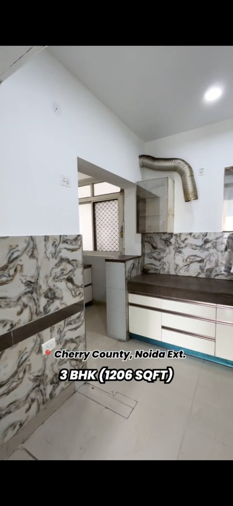 Kitchen, aba-cherry-county 3 Bedroom 1206 Sq.Ft. Apartment In Tech Zone 4 Greater Noida Greater Noida 9249917