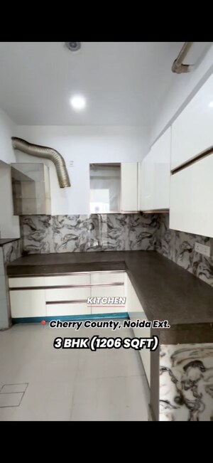 Kitchen in 3 BHK Apartment at ABA Cherry County, Tech Zone 4 Greater Noida – for Sale