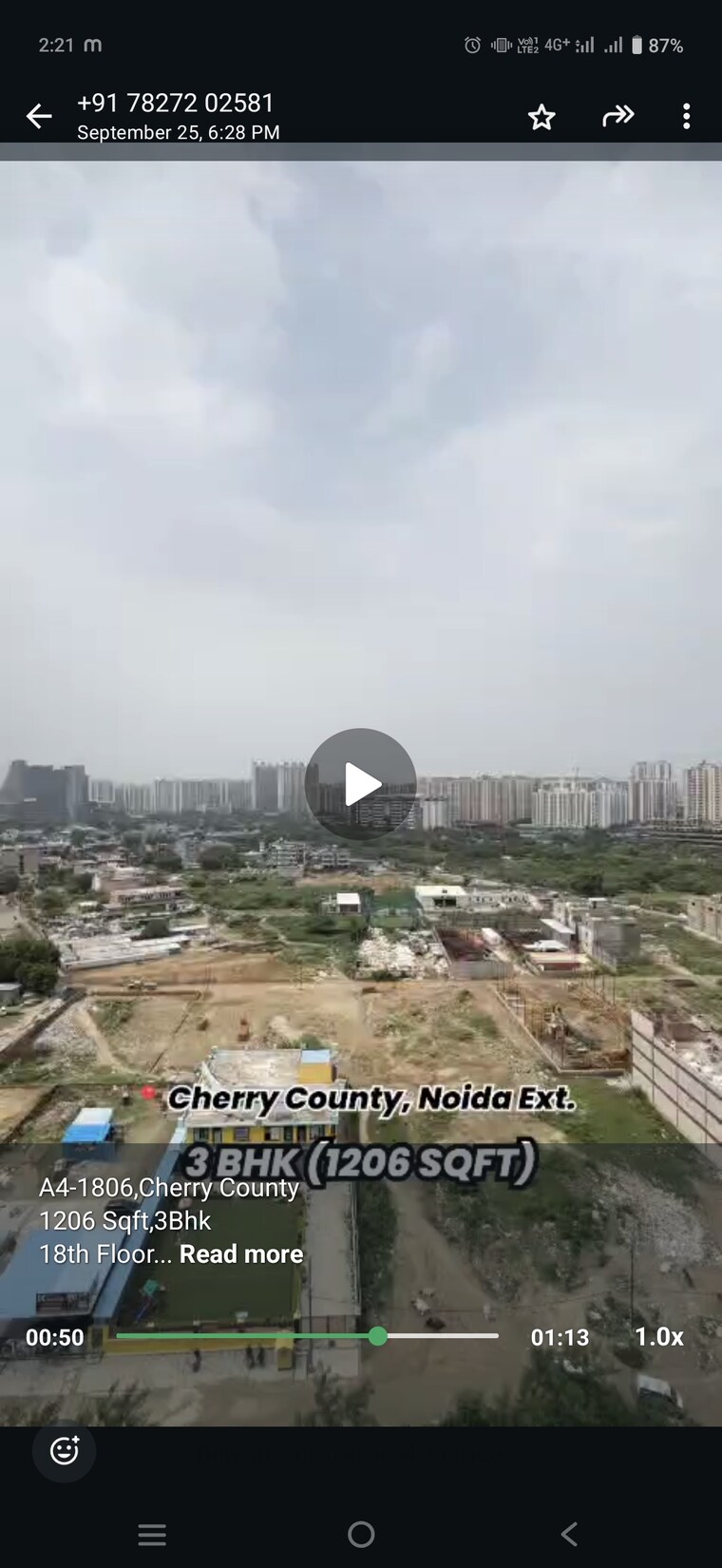 Exterior View, aba-cherry-county 3 Bedroom 1206 Sq.Ft. Apartment In Tech Zone 4 Greater Noida Greater Noida 9249917