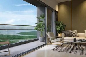 Balcony in 4 BHK Apartment at Adani Codename LIT, Thane West – for Sale