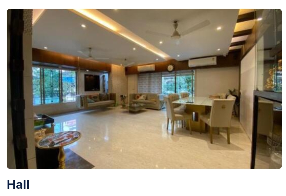 4 BHK + Extra Room Apartment For Rent in Arihant Apartments Khar