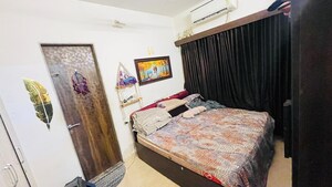Bedroom in 1 BHK Apartment at Srishti Solitaire, Bhandup West – for Rent