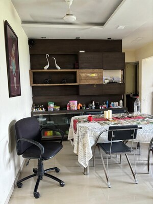 Living Room in 3 BHK Apartment at Unique Twins Tower CHS, Kharghar Sector 20 – for Rent