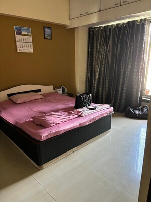 Bedroom in 3 BHK Apartment at Unique Twins Tower CHS, Kharghar Sector 20 – for Rent