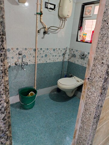 Bathroom in 3 BHK Apartment at Unique Twins Tower CHS, Kharghar Sector 20 – for Rent