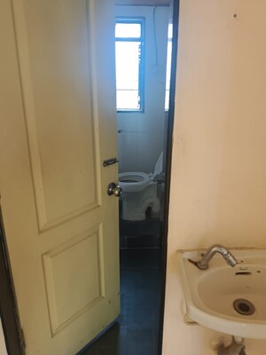 Bathroom in 3 BHK Apartment at Anant CHS Kharghar, Kharghar – for Rent