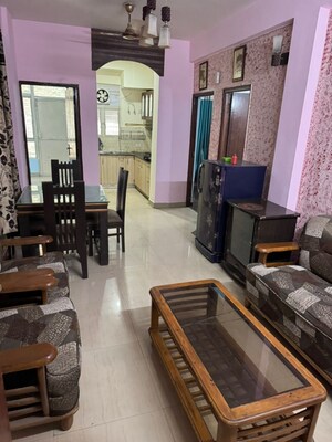 Living Room in 2 BHK Apartment at SCC Heights, Raj Nagar Extension – for Rent