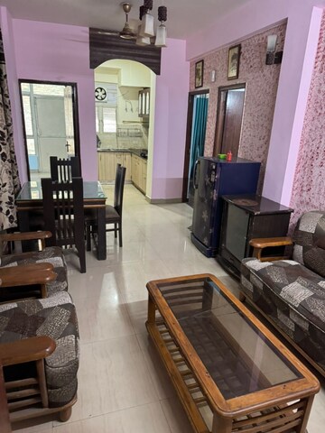 Living Room in 2 BHK Apartment at SCC Heights, Raj Nagar Extension – for Rent