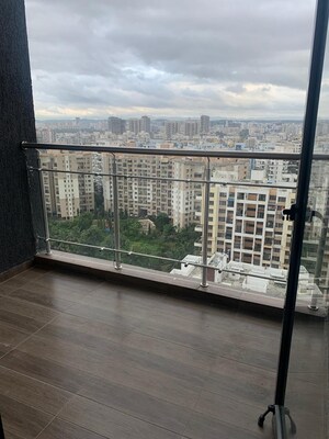 Balcony in 2 BHK Apartment at Paranjape Broadway, Wakad – for Rent