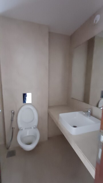 Bathroom in 3 BHK Apartment at Courtyard by Narang Realty and The Wadhwa Group, Pokhran Road No Two – for Rent