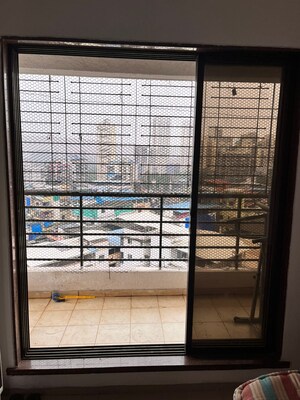 Balcony in 2 BHK Apartment at Shree Balaji Priya Tower, Kharghar – for Rent