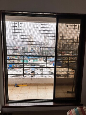 Balcony in 2 BHK Apartment at Shree Balaji Priya Tower, Kharghar – for Rent