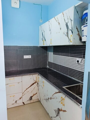 Kitchen in 1 BHK Builder Floor at Ansal Royale Casa, Sector 55 – for Rent